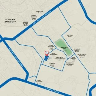 فيلا للبيع في كمبوند فيلاجيو اكتوبر بتسهيلات في السداد ومقدم 5% فقط