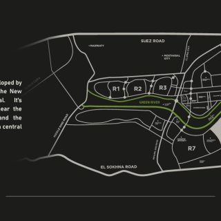 Townhouse for sale in The Island Compound 350 meters