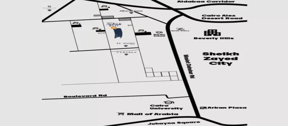 تملك فيلا بأول قسط بأرقى موقع بكمبوند تاباه ويست