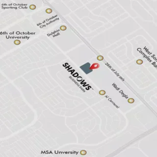 A wonderful 60 sqm clinic for sale in a very special location inside Shadows Business Park Mall