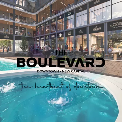 Office for sale in the New Capital The Boulevard Mall 60 meters