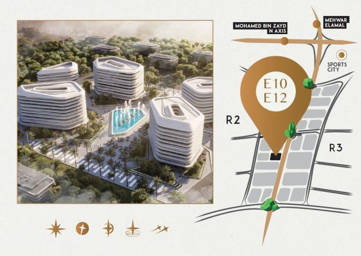 بادر بحجز مكتبك في مول ذا فايف العاصمة الجديدة 100 متراً