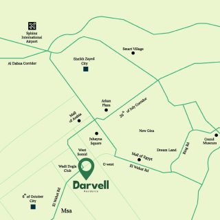 Book a studio in October in the largest residential compound