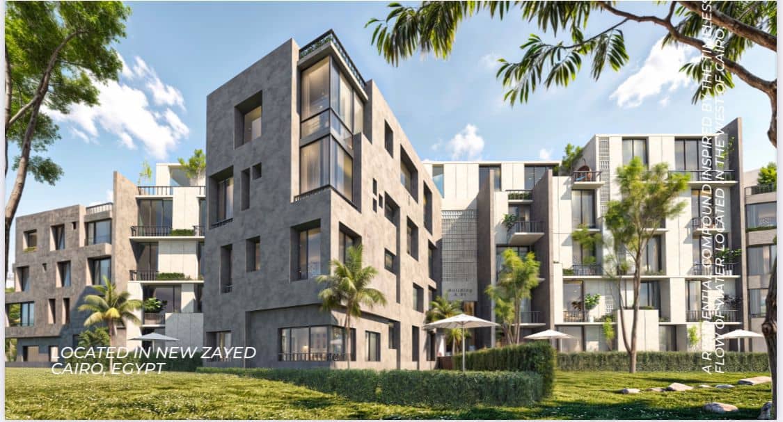 160m apartment in Rafts New Zayed Compound with payment facilities