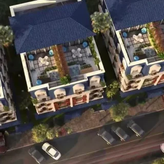 Get an apartment in Francia Nile Boulevard Compound of ​​185 meters