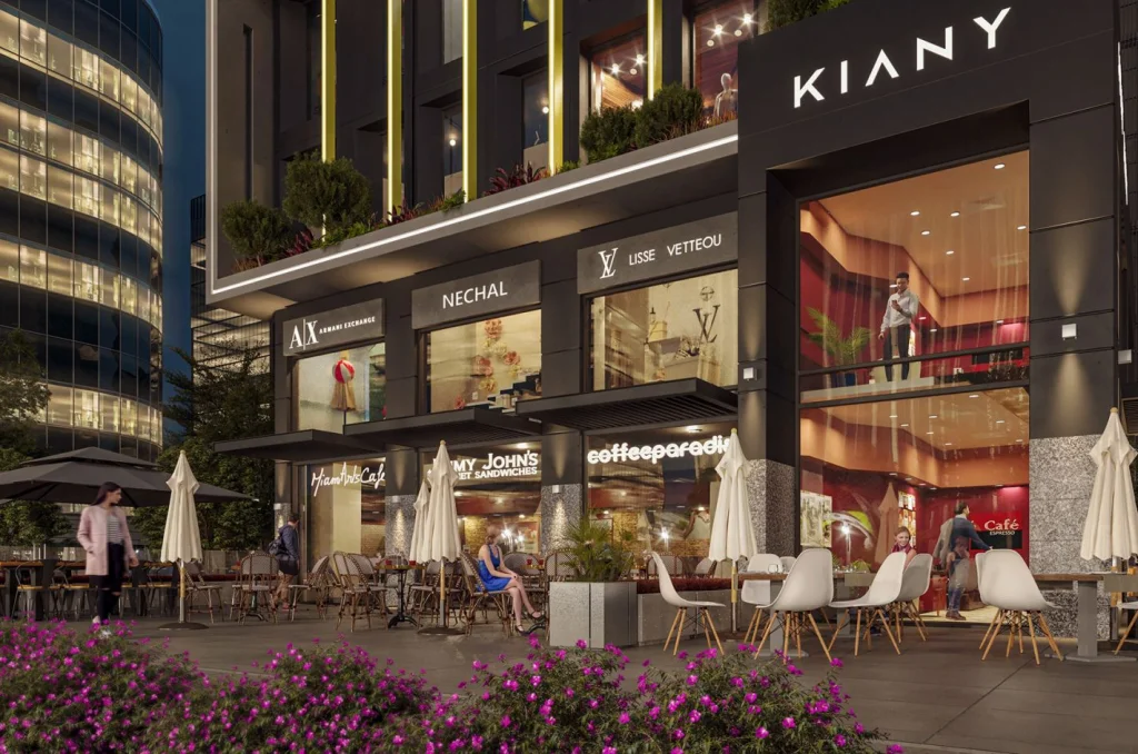 للبيع بالتقسيط عيادة 20 متر في مول اينز بارك العاصمة الإدارية