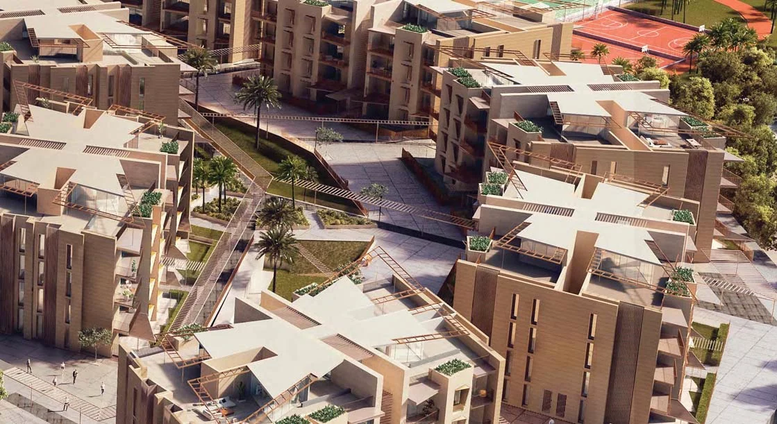 وحدات بمساحة 320 متر للحجز في كمبوند 6 ويست الشيخ زايد