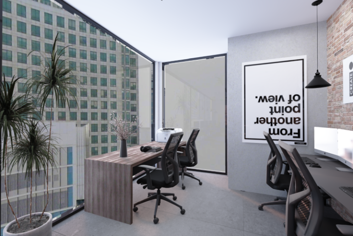 مكتب بمساحة 30 متر في مول لاتفيا بيزنس هب