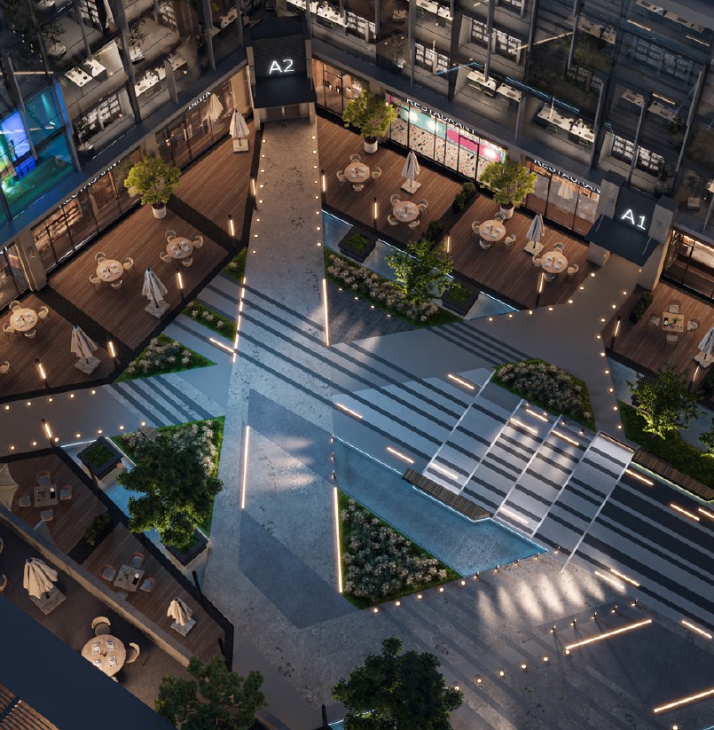 Get a 45 meter office in The Gray Mall New Cairo