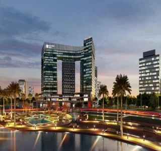 للبيع بالتقسيط عيادة 20 متر في مول اينز بارك العاصمة الإدارية