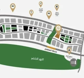 With an area of ​​47 meters own an office in Time Hotels Tower Mall the New Capital