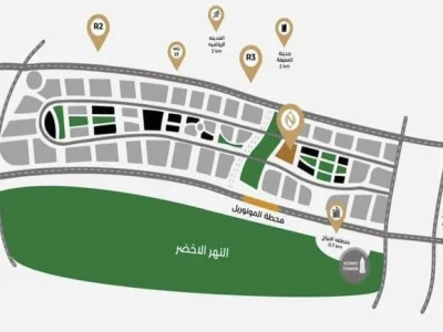 With an area of ​​47 meters own an office in Time Hotels Tower Mall the New Capital