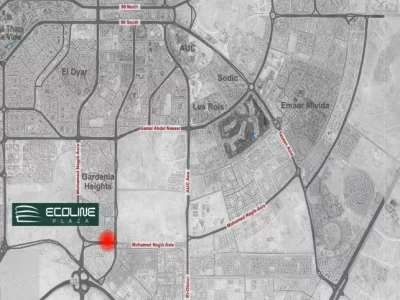 For sale in installments a 30 meter office in Ecoline Plaza Mall