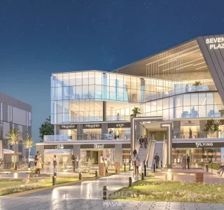 إشتري مكتبك بمساحة 58 متر في مول سيفينتي بلازا التجمع الخامس