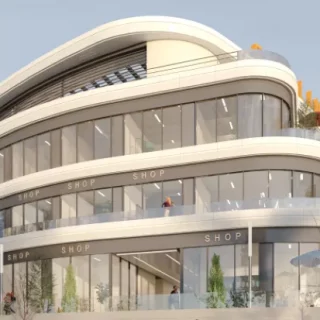 For sale in installments a 30 meter office in Ecoline Plaza Mall