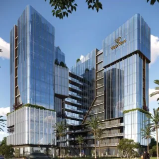 60 sqm office with private garden in West View Mall