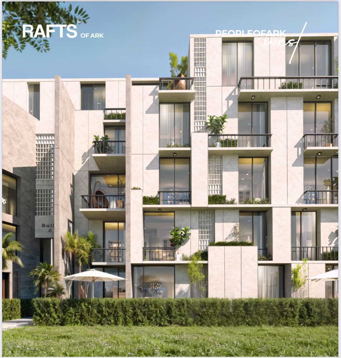 160m apartment in Rafts New Zayed Compound with payment facilities