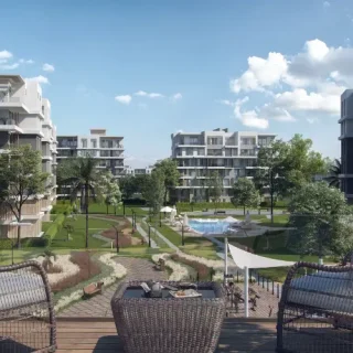 وحدات بمساحة 120 متر للحجز في كمبوند بارك واي ريزيدنس التجمع الخامس