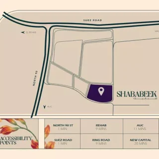 Buy a 210 meter duplex in Shababik Compound Fifth Settlement