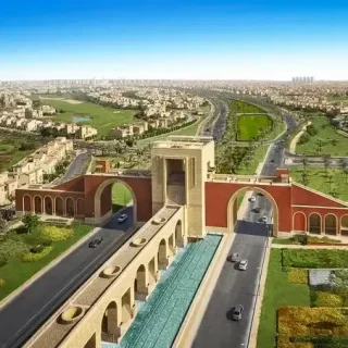 For sale in installments a 225 meter villa with a garden in South Mid Egypt Village