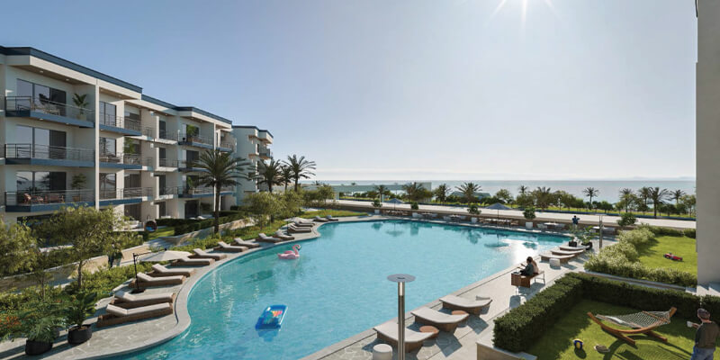 للبيع بالتقسيط شاليه 125 متر أرضي بحديقة في قرية لوجانو الجلالة