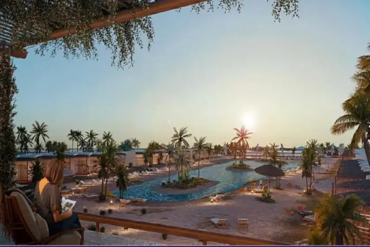 استلم شاليه في اكبر قرى راس الحكمة الساحل الشمالي