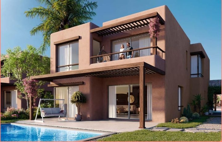 شاليه بمساحة 84 متر في قرية هاسيندا بلو راس الحكمة