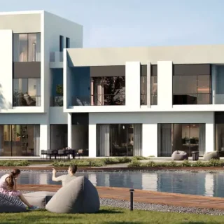 Details about the villas in Triangle Compound Fifth Settlement