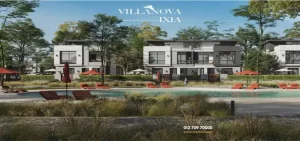 للبيع توين هاوس 270 متر بكمبوند فيلانوفا اكسيا