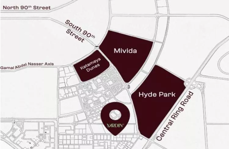 Yardin New Cairo Compound Mass Developments