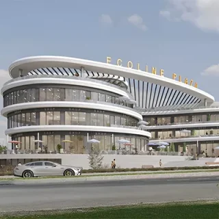 For sale in installments a 30 meter office in Ecoline Plaza Mall