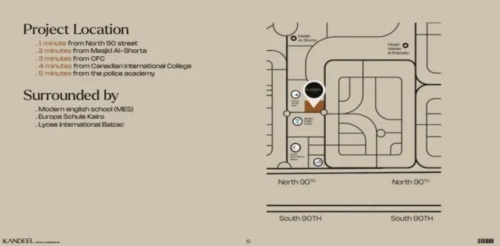 مكتبك 60 م بمول قنديل القاهرة الجديدة