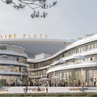 For sale in installments a 30 meter office in Ecoline Plaza Mall