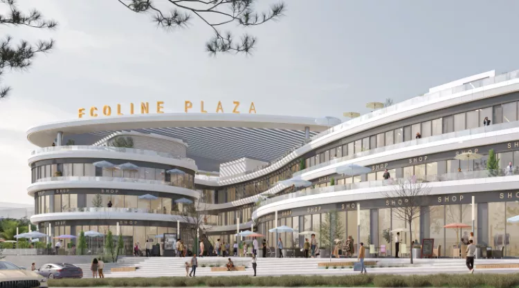 For sale in installments a 30 meter office in Ecoline Plaza Mall