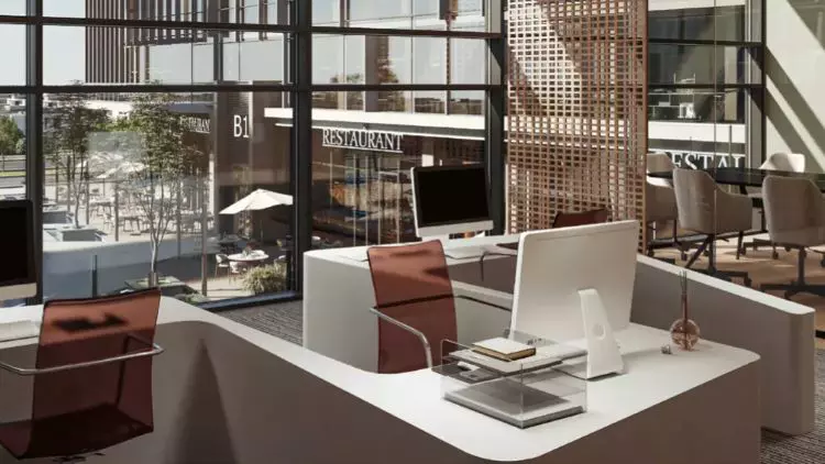 Get a 45 meter office in The Gray Mall New Cairo