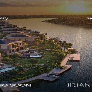 For sale in installments, a 135 meter apartment in the Jeryan Sheikh Zayed Compound