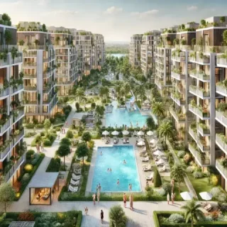 للبيع بالتقسيط تاون هاوس 200 متر في كمبوند ممشى فيستا