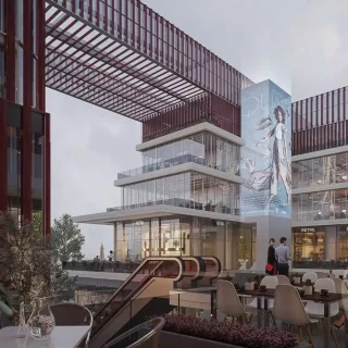 Get an office in Fifty Five Mall of ​​26 meters