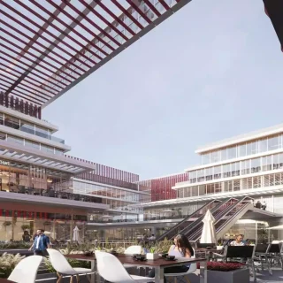 Get an office in Fifty Five Mall of ​​26 meters