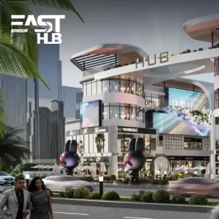 أحصل على مكتب في مول ايست هب بمساحة 25 متر