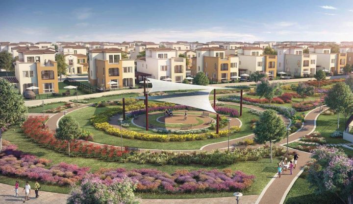 Get an apartment in Mivida Gardens Compound of ​​90 meters