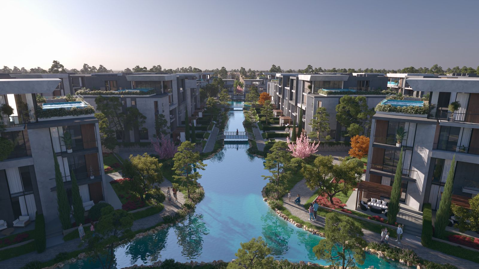 Book your apartment in Ritz Zayed Compound the largest residential compound.