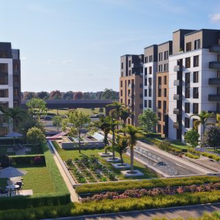 For sale in installments, a 44 meter shop in Red G Compound Fifth Settlement