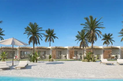 For sale in installments, a 65 meter apartment with a garden in Rich Hills Village