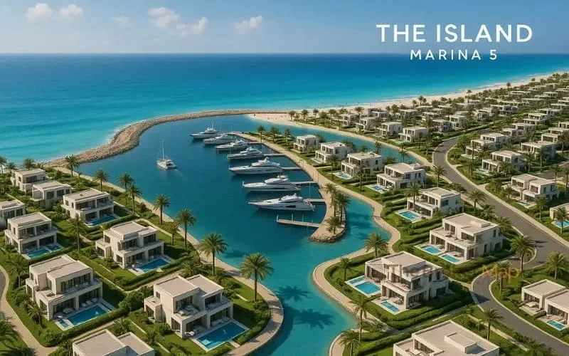 Hurry up and buy a chalet in The Island Marina 5 Village from 75 meters
