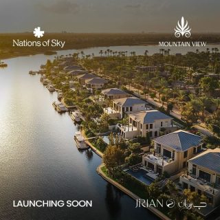 For sale in installments, a 135 meter apartment in the Jeryan Sheikh Zayed Compound