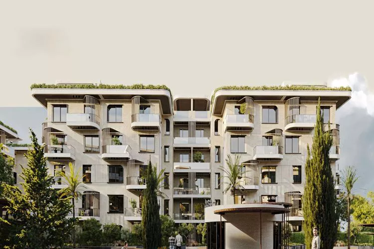 Hurry up and book a 100 meter apartment in Valia Compound, Sheikh Zayed.