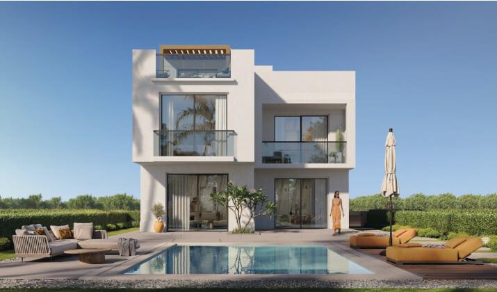 فيلا 300 م في كمبوند كي أوف جرينز بتسهيلات فى السداد