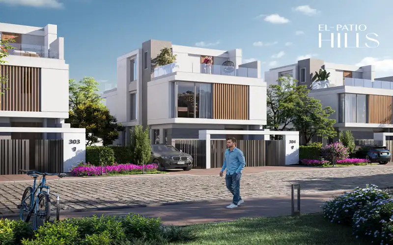 Details about the villas in Patio Hills Compound New Cairo