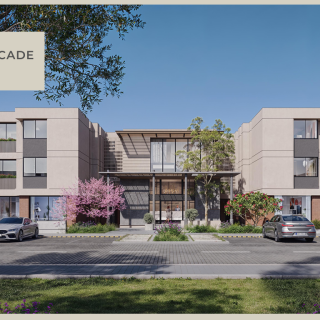 For sale in installments a 155 meter townhouse in the new Ons Zayed Compound